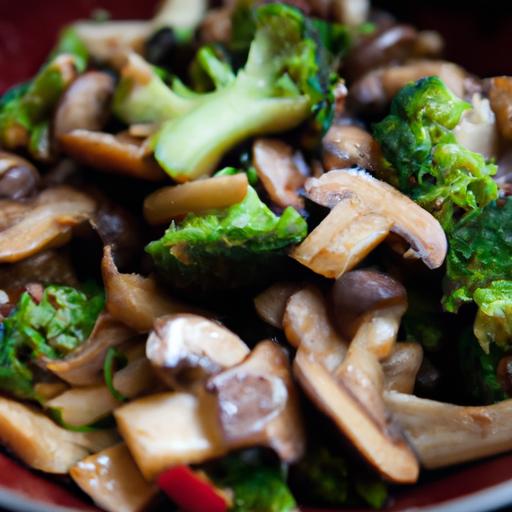 Savor the Flavor: Healthy Broccoli & Mushroom Stir Fry⁣ Recipe
