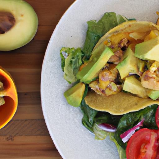 Fresh & Flavorful: Vegan​ taco Salad with Creamy Avocado
