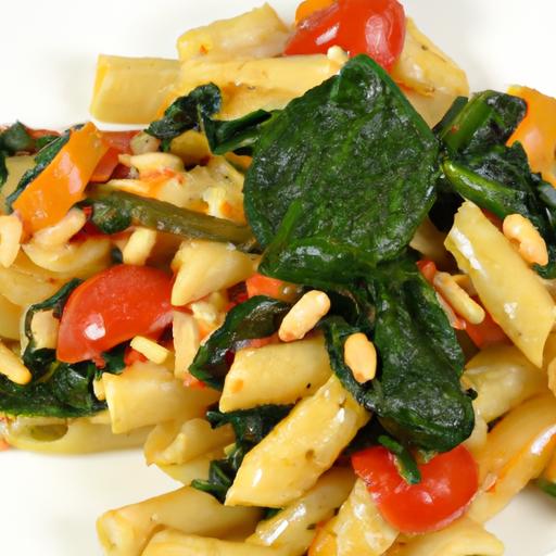 Effortless One-Pot Pasta: spinach & Tomato Delight Recipe