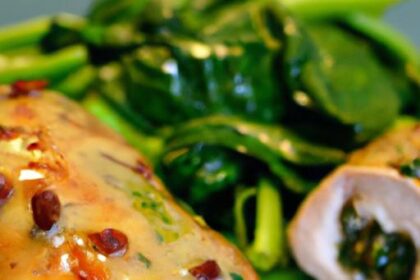 Deliciously Healthy: Spinach & Ricotta Stuffed Chicken Breast