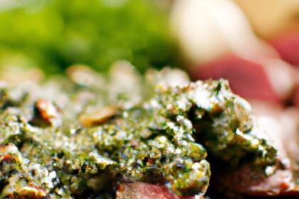 Savor the Bold Flavors of Grilled Steak with Chimichurri