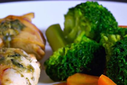 Oven-Baked Chicken Thighs with Sweet Potatoes & Broccoli Delight