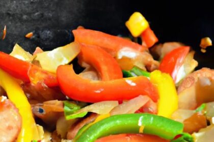 Sizzling Keto Sausage & Peppers Skillet: Quick & Flavorful
