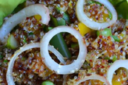 Brighten Your Plate: Vegan Quinoa Salad with Zesty Lemon Vinaigrette