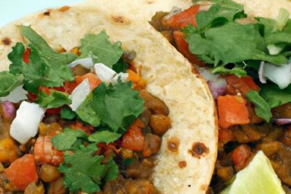 Hearty Lentil Tacos: Salsa & Sour Cream Flavor Fusion