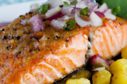 Savor Summer: Grilled Salmon Paired with Zesty Mango Salsa