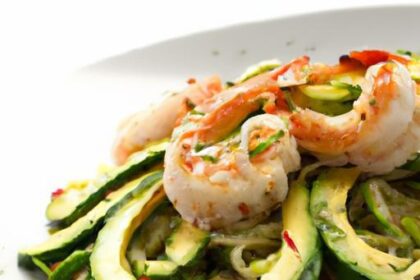Zucchini Noodles with Shrimp and Avocado: A Fresh Twist