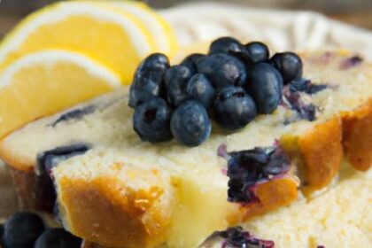 Zesty Lemon Blueberry Pound Cake: A Classic Reimagined