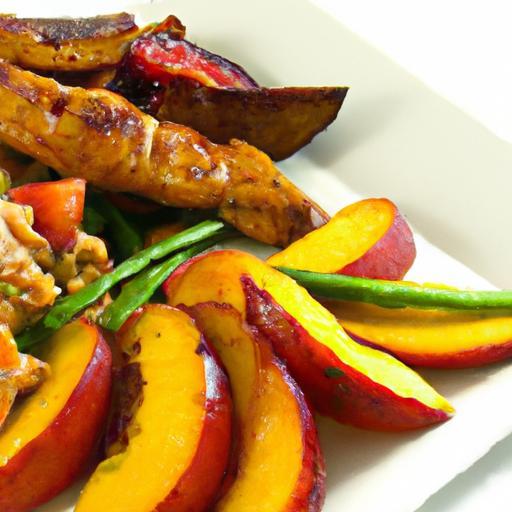 Savor Summer: Grilled Chicken with Zesty Peach Salsa Delight