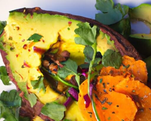 Nourish Naturally: Baked Sweet Potato Meets Creamy Avocado
