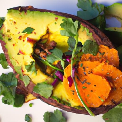 Nourish Naturally: Baked Sweet Potato Meets Creamy Avocado