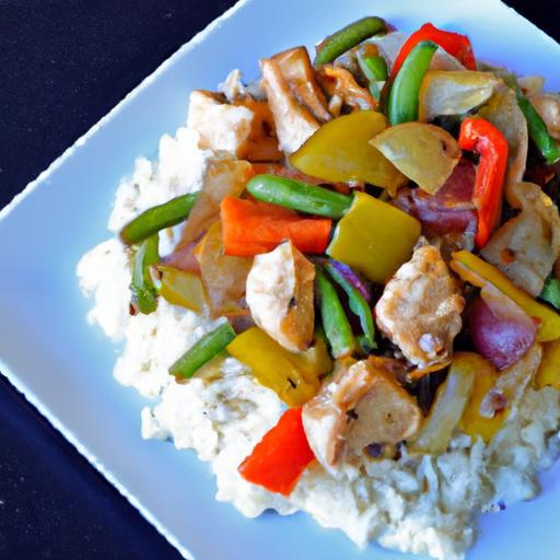Brighten Your Dinner: Chicken & Veggie Stir-Fry with Rice
