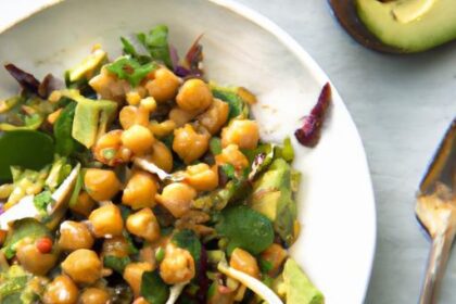Wholesome Creamy Chickpea Avocado Salad Delight: A Nutritious Twist