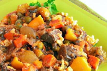 Hearty Beef & Veggie Casserole with Nutty Brown Rice Bliss