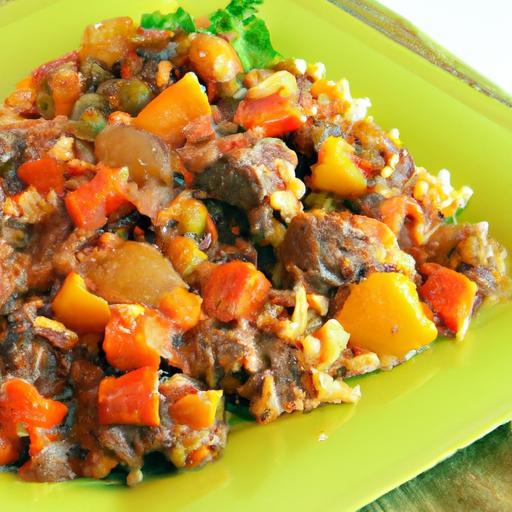 Hearty Beef & Veggie Casserole with Nutty Brown Rice Bliss