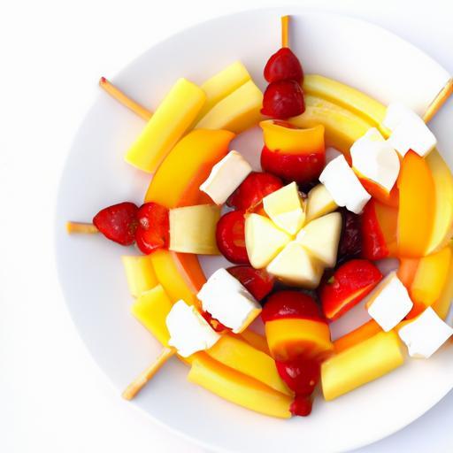 Sweet & Fresh: Fruit Skewers with Honey Yogurt Dip Recipe