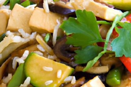 Wholesome Tofu Stir Fry: Veggies and Rice Made Easy