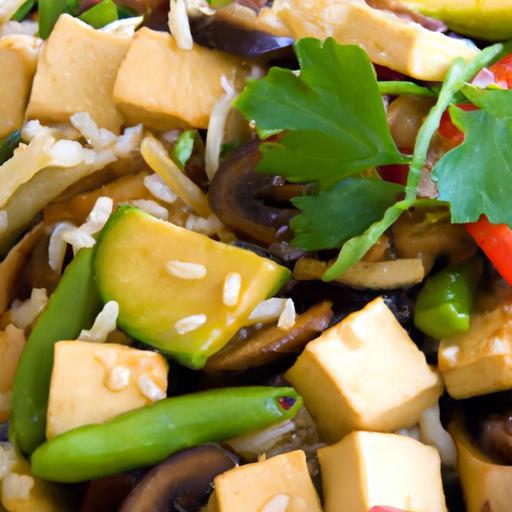 Wholesome Tofu Stir Fry: Veggies and Rice Made Easy