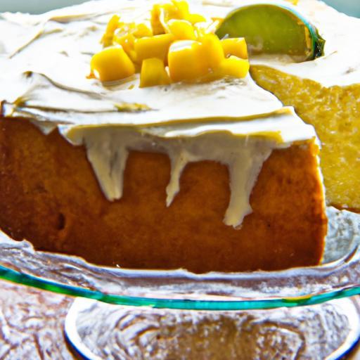 Tropical Delight: How to Make a Zesty Mango Lime Cake