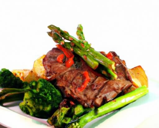 Savor the Perfect Grilled Steak with Baked Potatoes & Greens