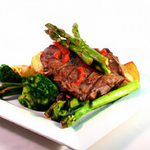 Savor the Perfect Grilled Steak with Baked Potatoes & Greens