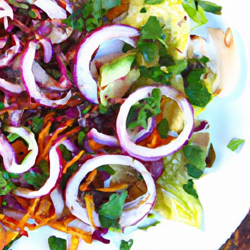 Fresh & Flavorful: Vegan Cabbage Slaw with Creamy Avocado