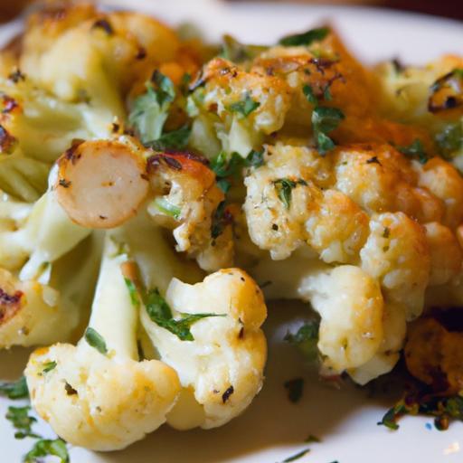 Savor Cauliflower Steaks with Zesty Garlic Herb Sauce