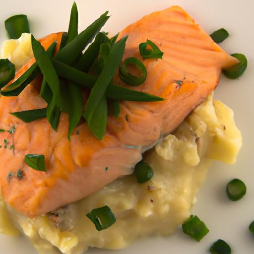 Savor the Perfect Pair: Baked Salmon & Garlic Mashed Potatoes