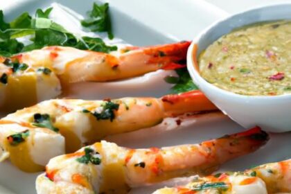 Zesty Grilled Shrimp Skewers with Fresh Lemon Twist