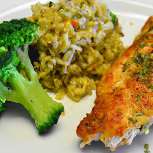 Savor Broccoli & Cheddar ​Stuffed Chicken ⁢with Fluffy⁤ Rice