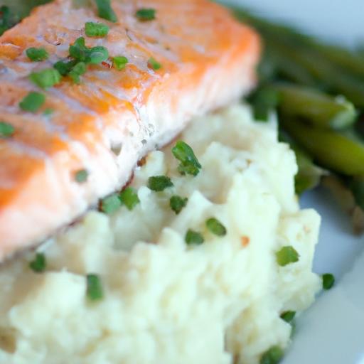 Savor the Perfect Pair: Baked Salmon & Garlic Mashed Potatoes