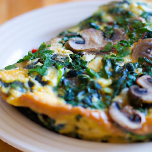 Wholesome Spinach⁣ & Mushroom Frittata: A Nutritious Delight