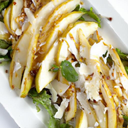 Crisp Vegan Apple & Pear Salad with Crunchy Walnuts Delight