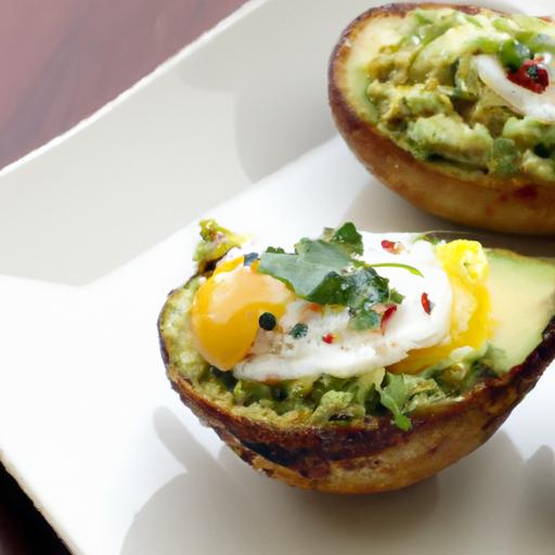 Breakfast Boost: Deliciously Baked Avocados with Egg Delight