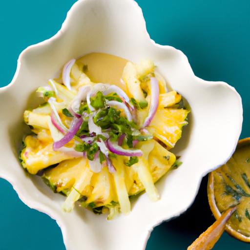 Tropical Zest: Pineapple Salsa with Fresh Cilantro Flair