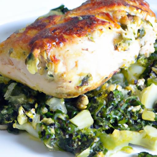 Savor the Flavors: Spinach & Ricotta Stuffed Chicken Delight