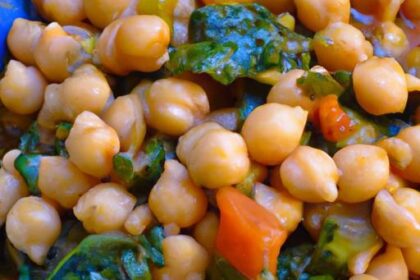 Hearty Vegan Chickpea & Spinach Stew: Nutritious Comfort