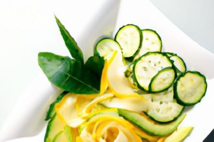 Fresh Harmony: Avocado and Cucumber Salad Delight
