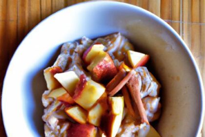Warm Up with Paleo Apple Cinnamon Oatmeal-Gluten-Free!