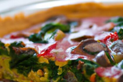 Wholesome Spinach & Mushroom Frittata: A Nutritious Delight