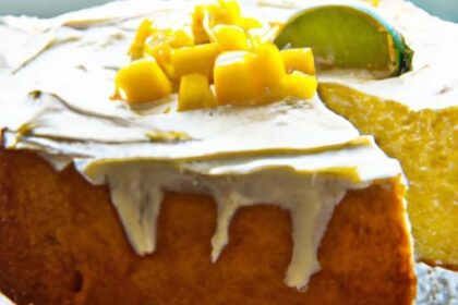 Tropical Delight: How to Make a Zesty Mango Lime Cake