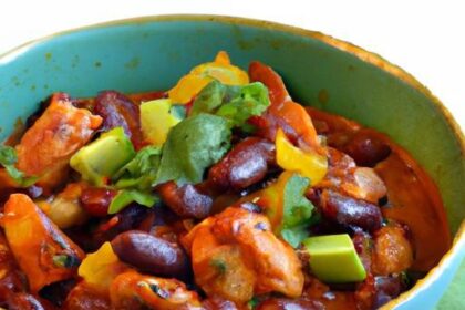 Hearty Chicken and Bean Chili: A Flavor-Packed Comfort Bowl