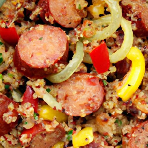 Savor the Flavor: Sausage & Pepper Quinoa Skillet Delight