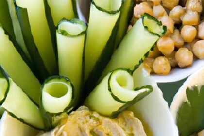 Refreshing Cucumber and Hummus Bites: A Healthy Snack Idea