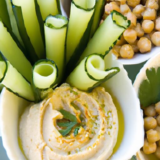 Refreshing Cucumber and Hummus Bites: A Healthy Snack Idea