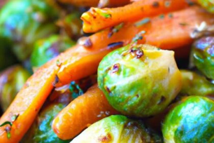 Golden Roasted Brussels Sprouts and Carrots: A Flavorful Twist