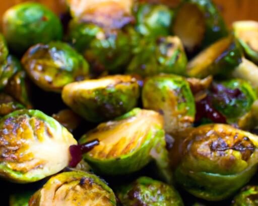 Crisp & Tangy: Roasted Brussels Sprouts with Balsamic Glaze
