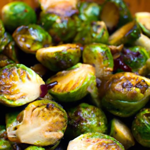 Crisp & Tangy: Roasted Brussels Sprouts with Balsamic Glaze