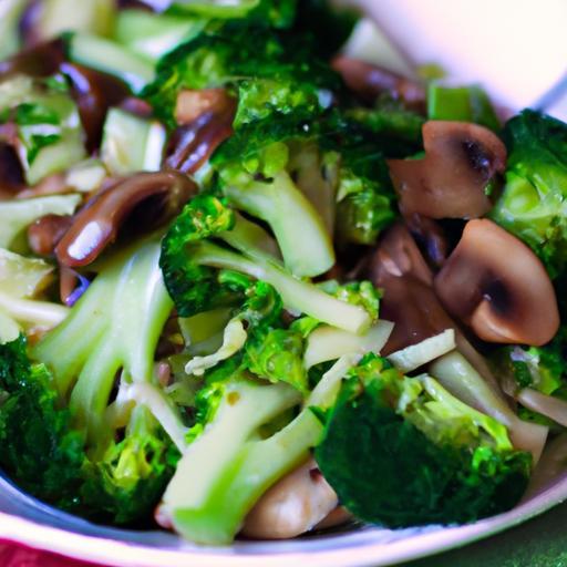 Savor the Harmony: Broccoli and Mushroom Stir Fry Delight