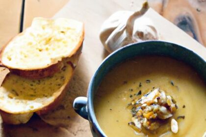 Velvety Vegan Roasted Garlic Soup: A Flavorful Delight